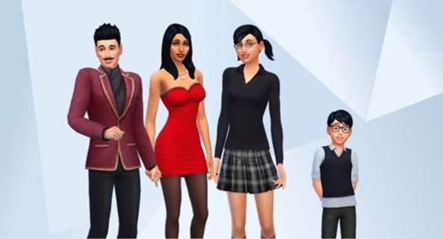 So kennt ihr die Kult-Familie aus Die Sims 4. (Bildquelle: Electronic Arts)