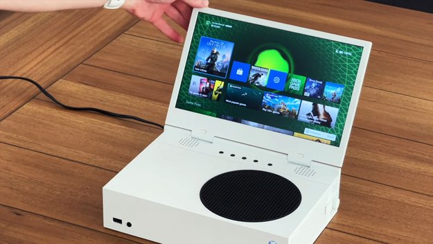 Mit dem xScreen wird eure Xbox Series S zum Laptop. (Bild: YouTube – UPspec Gaming)