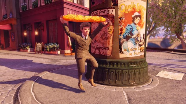 Warum tanzt diese Junge in BioShock Infinte mit einem Baguette? (Bild: 2K Games)