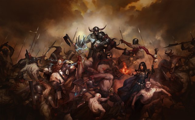 Diablo 4 ist in Entwicklung: Von Anfang an sind die Klassen Barbar, Zauberer und Druide dabei.