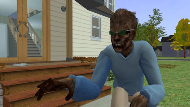 Die optische Qualität der Werwölfe in Die Sims 2 ist schon um Welten besser. (Bildquelle: Electronic Arts)