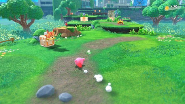 Die Level sind nicht nur weitläufig, sondern im Vergleich zu Mario-Spielen auch ganz schön lang. (Quelle: Screenshot spieletipps)