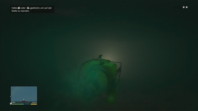 Und siech mit dem U-Boot aus dem Staub machen.