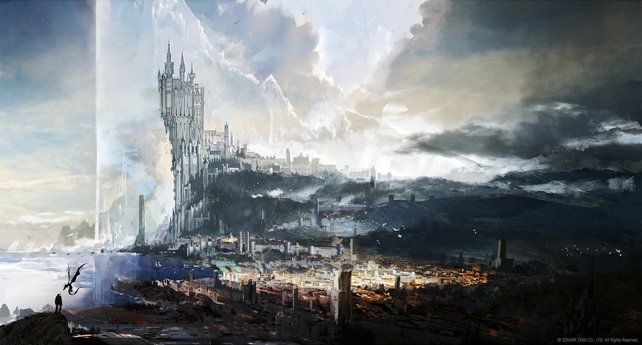 Ob wir diese Stadt, deren Einwohner und Kultur im Spiel wohl erkunden dürfen? © Square Enix