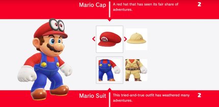 Super Mario Odyssey: Alle Kostüme und Outfits