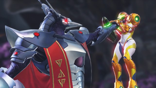 Metroid Dread startet damit, dass Samus im Kampf gegen einen mysteriösen Chozo-Krieger all ihre Kräfte verliert.