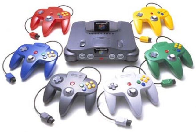 Die farbigen Controller des N64 sind damals noch fast ein Alleinstellungsmerkmal für die Konsole.