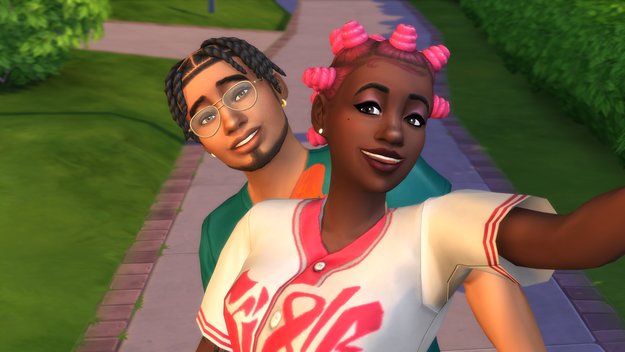 So sehen die zwei neuen, kostenlosen Frisuren für eure Sims aus. (Bild: Electronic Arts)