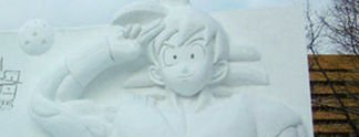 Dragon Ball: Riesige Schneeskulptur in Japan