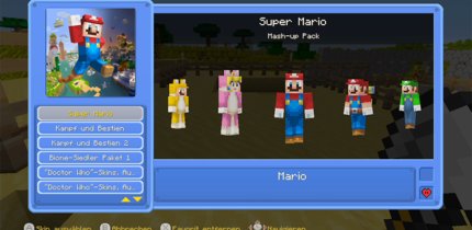 Das bietet das Super Mario Mash-Up für Minecraft