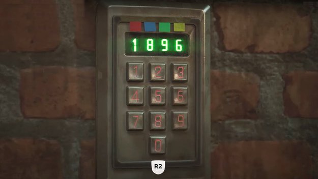 Hier seht ihr, dass der Tür-Code 1896 im Weinkeller funktioniert (Bildquelle: Screenshot spieletipps.de).