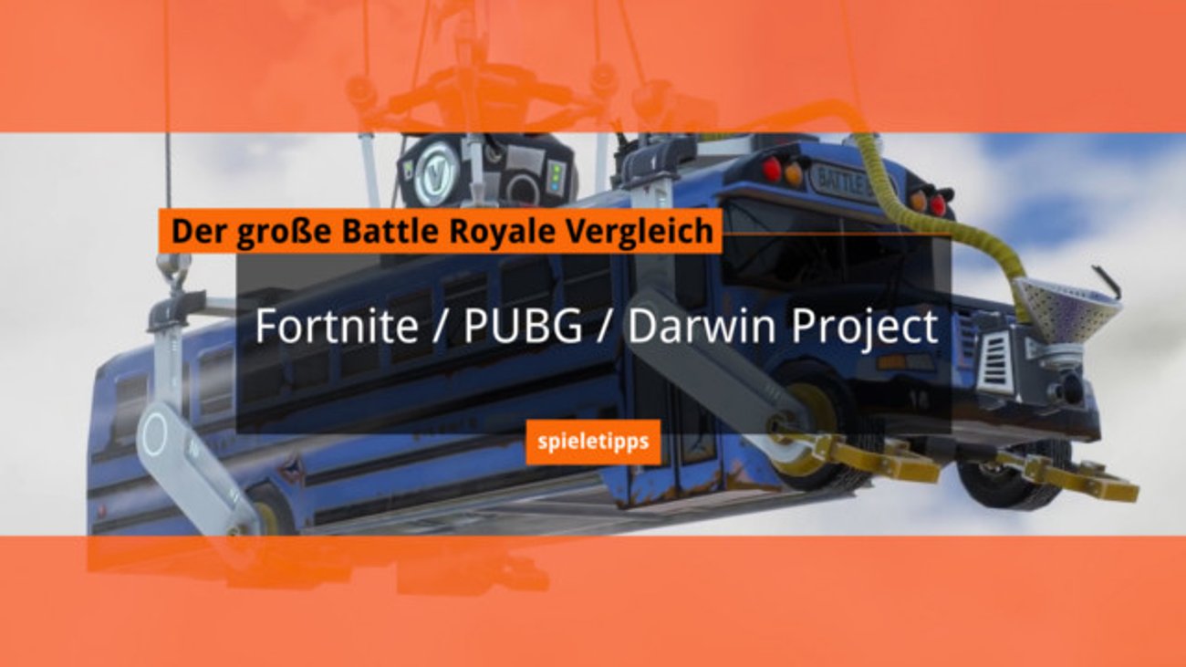 PUBG vs. Fortnite vs. Darwin Project