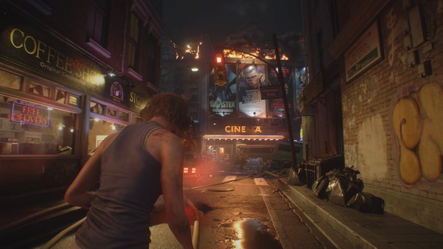Der bunte Schein trügt: Raccoon City ist der letzte Ort auf der Welt, an dem ihr sein wollt.