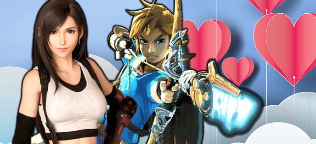 Tifa Lockhart und Link sind nur zwei von vielen Charakteren, für die wir alle schwärmen. (Bild: Getty Images / Artphoto13, Nintendo, Square Enix)