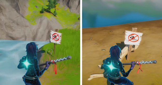 In diesem Guide zeigen wir euch, wo ihr in Fortnite "Schwimmen verboten"-Schilder finden könnt.