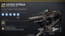 Destiny 2: Exotische Maschinenpistole Osteo Striga bekommen