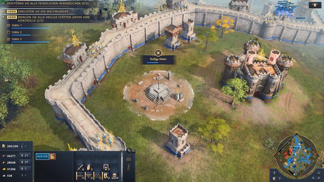 Age of Empires 4 | Use stone to build defensive structures You can use stones to build defensive structures such as stone walls, stone towers and keep.