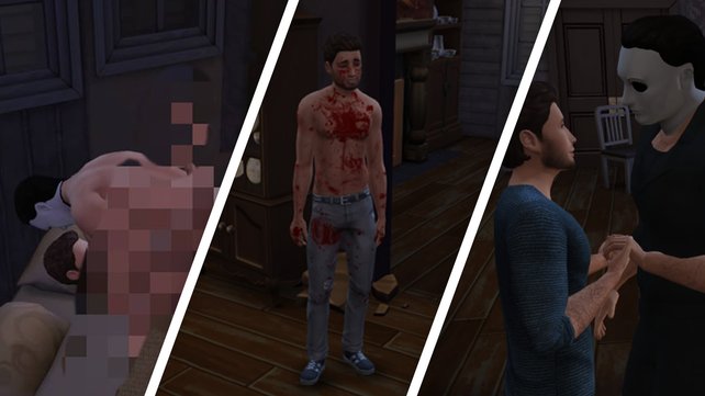 Die Sims 4 Spieler Entwirft Verstorende Horror Lovestory