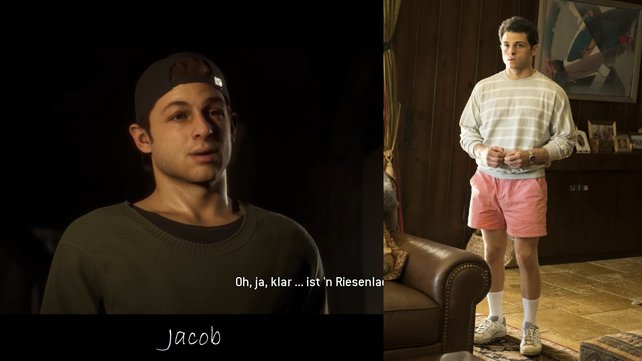 Jacob wird von Zach Tinker gespielt. (Quellen: imdb.com / Screenshot spieletipps.de)