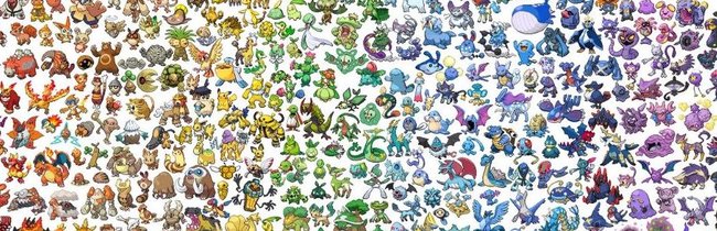 Pokémon | Pokémon aller Generationen nach Typ geordnet