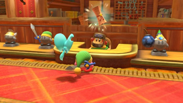 Ihr müsst insgesamt 24 Blaupausen im Spiel finden, um alle Spezial-Fähigkeiten für Kirby freizuschalten. (Quelle: Screenshot spieletipps)