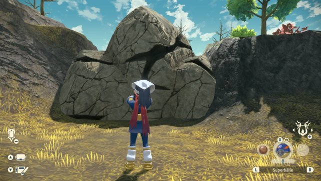 Habt ihr gewusst, dass eure Pokémon solche brüchigen Felsen zerstören können?