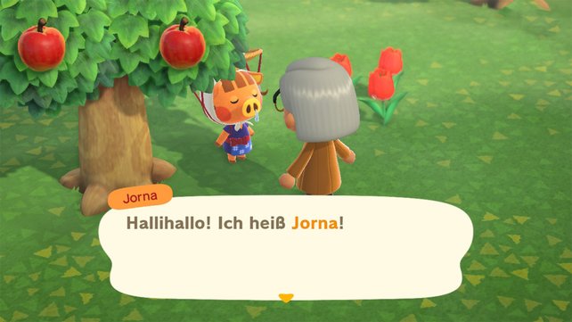 Jorna verkauft euch in Animal Crossing: New Horizons Rüben, die am nächsten Tag bereits viel Gewinn oder Verlust einbringen können. 
