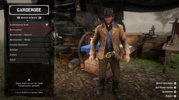 Red Dead Redemption 2: Alle Outfits & Kleidungsstücke