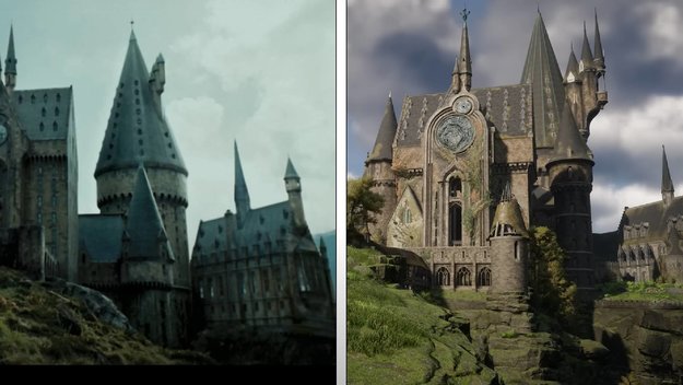 Wie schneiden Harry Potter und Hogwarts Legacy im direkten Vergleich ab? (Bild: YouTube/ElAnalistaDeBits)