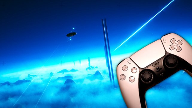 Der DualSense-Controller der PS5 kitzelt die Stärken des Steam-Spiels Exo One noch mehr heraus. (Bildquellen: Future Friends Games, GIGA)