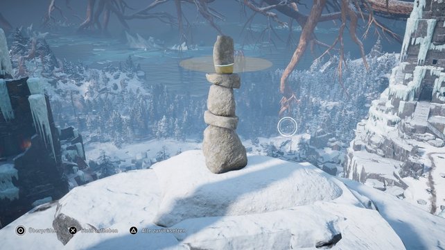 So sieht die Lösung des Steinmännchen-Rätsels in Jötunheim aus.