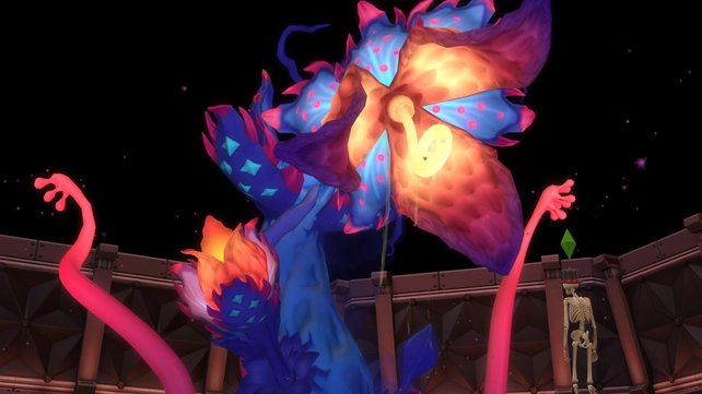 This plant in The Sims 4 looks suspiciously like a monster from Stranger Things.  (Image source: Electronic Arts)