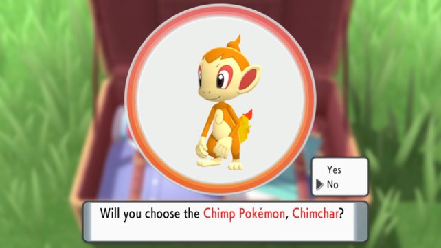 Am Anfang wählt ihr wie gewohnt euer Starter-Pokémon. Ihr habt die Wahl zwischen Chelast, Panflam und Plinfa.
