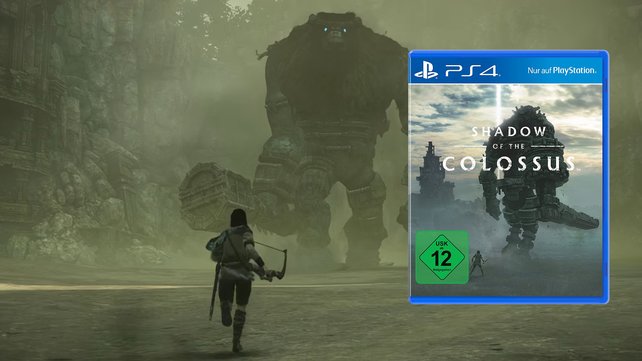 David gegen Goliath - Das PS4-Spiel Shadow of the Colossus hat dieses Prinzip perfektioniert. (Bildquelle: Screenshot spieletipps)