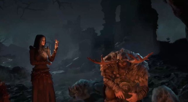 Zwei der Helden aus Diablo 4.