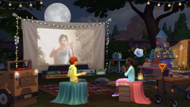Bereit für einen gemütlichen Camping-Abend in Die Sims 4? (Bildquelle: Electronic Arts)