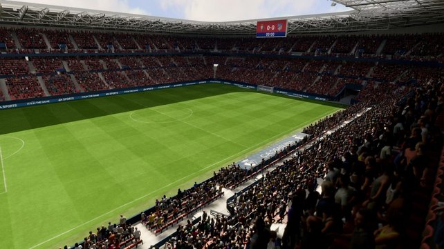Das Estadio El Sadar von CA Osasuna gehört zu den neuen Stadien in FIFA 23. (Bildquelle: EA Sports)