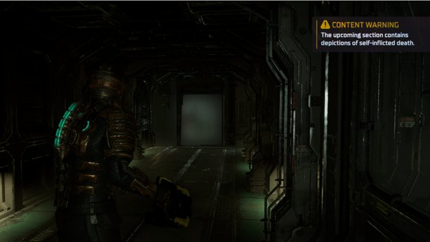 So sieht der Unschärfe-Effekt im Dead Space Remake aus. (Bild: EA)