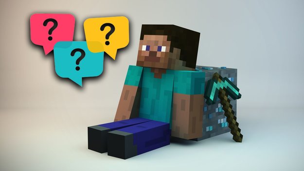 Na, könnt ihr alle Fragen zu Minecraft beantworten? (Bild: Mojang, Getty Images/Viktor Gl)