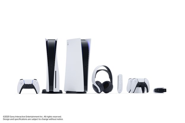 Ein kleiner Blick auf die PS5-Familie mit Zubehör. Bild: Sony