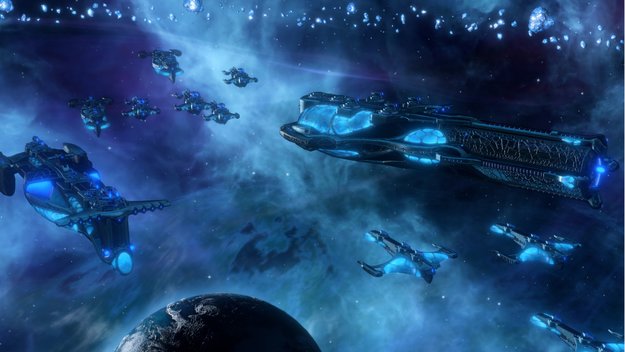 Das Stategiespiel Stellaris erobert mit Rabatt und neuem DLC die Steam-Charts. (Bild: Paradox Interactive)