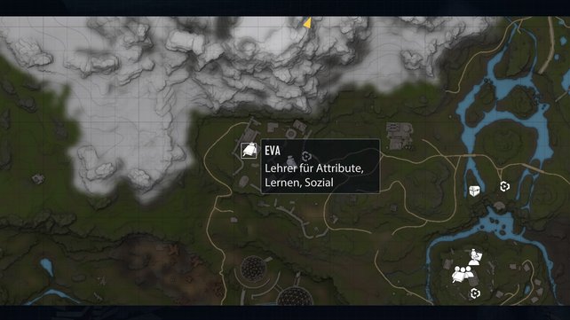 Die Klerikerin Eva kann euch Fähigkeiten beibringen, die euch beim Leveln unterstützen.