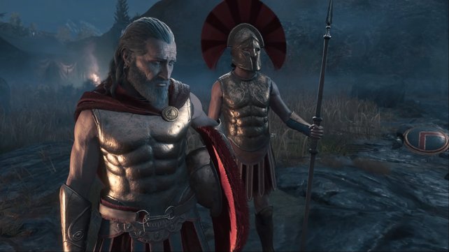 König Leonidas, den Vorfahren der Protagonisten, spielt ihr zu Beginn des neuen Assassin's Creed