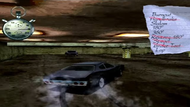 Jeder kennt es, jeder hasst es: Das Tutorial im ersten Driver (Bild: Atari)