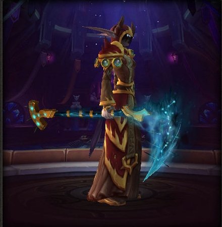 Die Sichel des Zerrütters als Transmogrifikationswaffe bekommt ihr in Antorus, der Brennende Thron, wenn ihr ein wenig Glück habt.