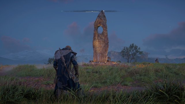 Viele Altäre sehen in Assassin's Creed: Valhalla aus wie große Steine.