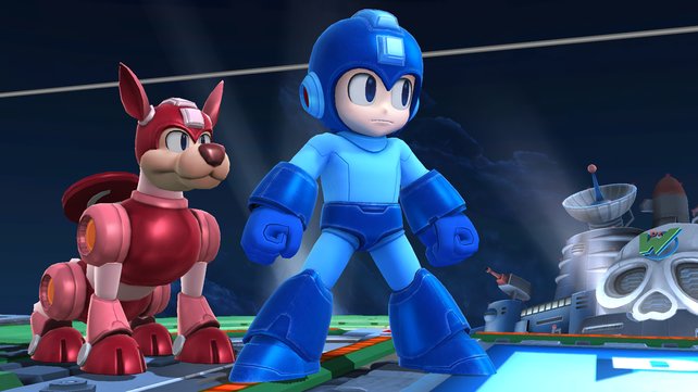 Mega Man bekommt bei den Smash Bros. Asyl gewährt. Willkommen, blauer Bomber!