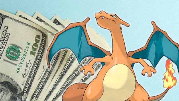 Das Glurak eines Pokémon-Fans ist ihm 317 Euro wert. (Bildquelle: Game Freak, Getty Images / Avosb)