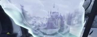 Fortnite: Spieler sehen ein Schloss in den Rissen
