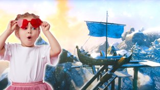 Coole Wikinger segeln nicht, sondern fahren Achterbahn